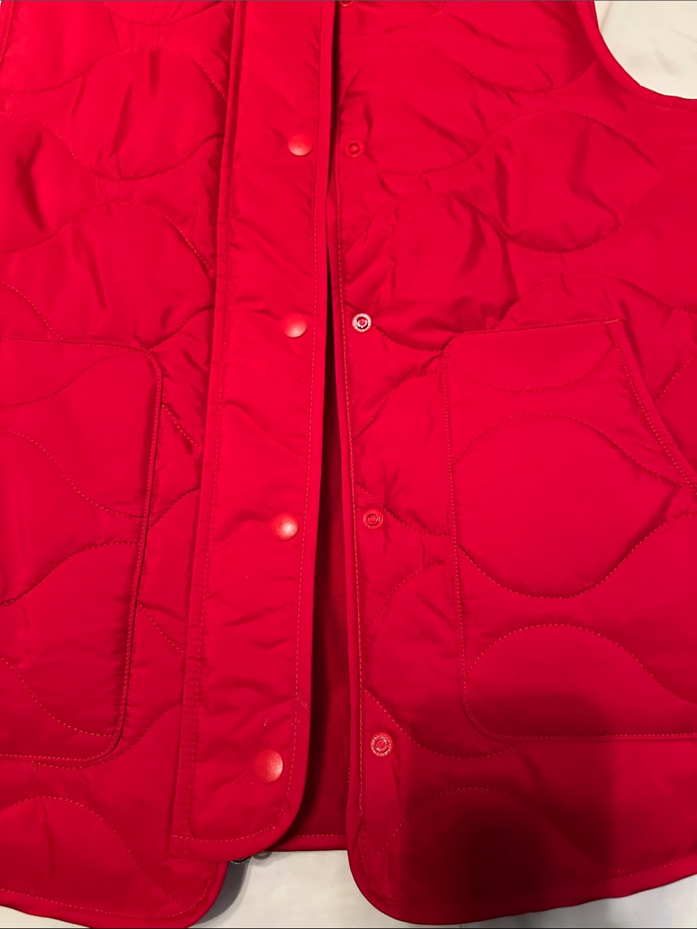 Croft & Barrow Bright RedVest - Women - Picture 3 of 5